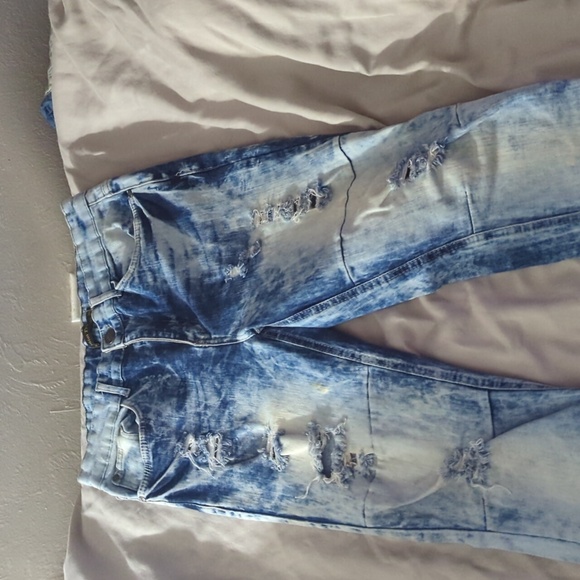 Stone Wash skinny jeans from denim threads - Picture 1 of 4